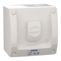 Weathershield
Switch
1-Gang, 20A/16AX, 250VAC, IP66 | Resistant Grey