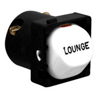 30 Series, Switch Mechanisms, 10A Mechanisms - Marked, LOUNGE
White Electric