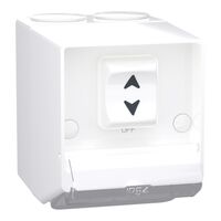 Weathershield
Socket
Single, Post Mount, 10A, 250VAC, IP54 | White Electric