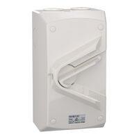 Weathershield
Switch
1-Gang, 1 Pole, 20A, 250VAC, IP66 | Resistant Grey