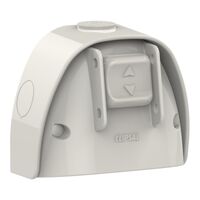 Weathershield
Socket
Single, Horse Shoe, 15A, 250VAC, IP53 | Grey