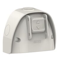 Weathershield
Socket
Single, Horse Shoe, Lighting, 10A, 250VAC, IP53 | Grey