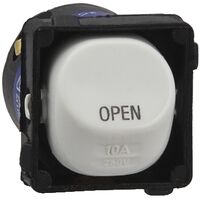 Clipsal - Mechanisms, Switch Mechanism, Marked "Open"
White Electric