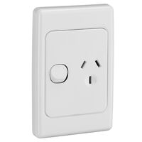 2000 Series
Switch Socket Outlet
250V, 10A, Vertical | White Electric