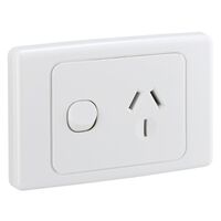 2000 Series
Single Switch Socket Outlet
250V, 20A | White Electric