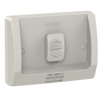 Weathershield
Switch
Flush, 1-Gang, 16AX, 250VAC, IP66 | Resistant Grey
