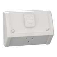 Weathershield
Socket
Flush, Single, 10A, 250VAC, IP54 | Resistant Grey