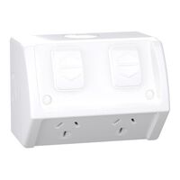 Weathershield
Socket
Twin, 15A, 250VAC, IP54 | Resistant Grey