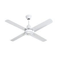 Airflow, Ceiling Sweep Fan, 4 Aluminium Blades 1200mm RC
White Electric