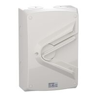 Weathershield
Switch
1-Gang, 3 Pole, 80A, 415VAC, IP66 | Resistant Grey