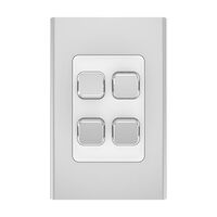 Clipsal Iconic
Styl Switch Plate Skin
Vertical/Horizontal, 4 Gang | Crowne