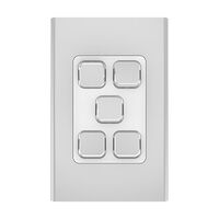 Clipsal Iconic
Styl Switch Plate Skin
Vertical/Horizontal, 5 Gang | Crowne