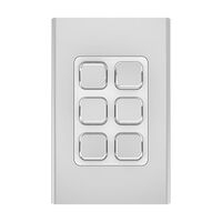 Clipsal Iconic
Styl Switch Plate Skin
Vertical/Horizontal, 6 Gang | Crowne