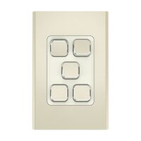 Clipsal Iconic
Styl Switch Plate Skin
Vertical/Horizontal, 5 Gang | Crowne