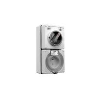 Clipsal - 56 Series, Switched Socket Outlet, 32V, 15A, 2 Polarised PIN, IP66, 1 Pole
Grey