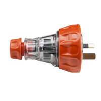 Clipsal - 56 Series, Plug Top, Straight, 3 Flat PIN, 15A, 250V, IP66
Electric Orange