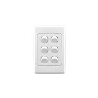 2000 Series
Flush Switch
6 Gang, 250VAC, 10A, Standard, Vertical | White Electric