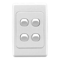 2000 Series
Flush Switch
4 Gang, 250VAC, 10A, Standard, Vertical | White Electric