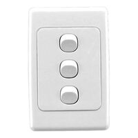 2000 Series
Flush Switch
3 Gang, 250VAC, 10A, Standard, Vertical | White Electric