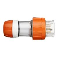 Clipsal - 56 Series, Straight Plug, IP66, 500V 32A - 5 Round Pins
Electric Orange