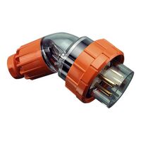Clipsal - 56 Series, Angled Plug, IP66, 500V 20A - 4 Round Pins
Electric Orange