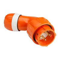 Clipsal - 56 Series, Angled Plug, IP66, 500V 50A - 5 Round Pins
Electric Orange