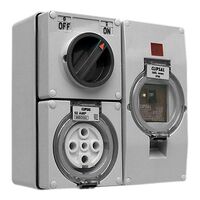 Clipsal - 56 Series, Switched Socket, RCD
Grey