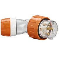 Clipsal - 56 Series, Angled Plug, IP66, 500V 40A - 5 Round Pins
Electric Orange