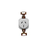 Standard Series, Single Switch Socket Outlet, 3 Flat PIN, 250VAC, 15A
Grey