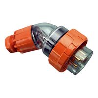 Clipsal - 56 Series, Angled Plug, IP66, 500V 10A - 5 Round Pins
Electric Orange
