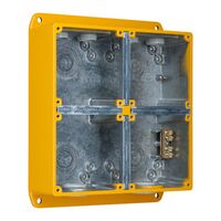 Metal Clad, Multi Gang Enclosure, 4 Gang, Cast Aluminium Material