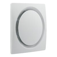 Airflow, Round Inset Grille, for Exhaust Fan - White Electric