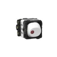 30 Series, Switch Mechanism, 250V, 10A, 2 Way, with Neon Indicator - Black