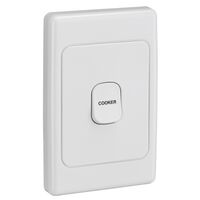 2000 Series, Switch Mechanism, 250V 45A Vertical Marked COOKER - White Electric