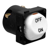 30 Series, Switch Mechaniss, 10A, Marked On / OFF - White Electric