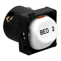 30 Series, Switch Mechanism, 10A, Marked BED 2 - White Electric