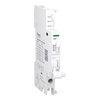 Acti9, Auxiliary contact, iSD, 1 C/O, 100mA to 6A, 24VAC to 415VAC, 24VDC to 130VDC, bottom connection