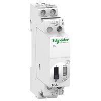Acti9, Impulse relay, iTL, 2P, 2 NO, 16A, coil 12 VAC 50/60Hz- 6 VDC