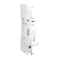 Acti9, Auxiliary contact, iOF, 1 C/O, 2mA to 100mA, 24VAC to 250VAC, 24VDC to 220VDC, bottom connection