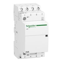 Acti9, Contactor, iCT, 4 poles, 4 NO, 25 A, 220..240 V AC