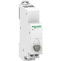 Acti9, Single push-button, 1NO-1NC grey
