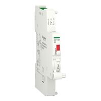 Acti9, Auxiliary contact, A9A, iOF+SD, 1 NO + 1 NC, 2mA to 100mA, 24VDC, Ti24 connector on top (sold separately)