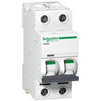 Acti9, Miniature circuit breaker (MCB), iC60N Disbo, 2P, 40A, C curve, 6000A (IEC/EN 60898-1), 10kA (IEC/EN 60947-2)
