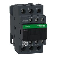 TeSys D, Contactor, 3P(3 NO), AC-3/AC-3e, 0 to 440V, 32A, 415VAC 50/60Hz coil