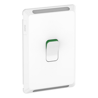 Pro Series, Cooking Appliance Isolator Switch, Horizontal/Vertical Mount Double Pole 250V, 45A - Extra Vivid White
