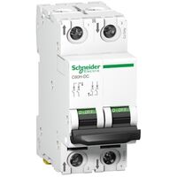 Acti9, Miniature circuit breaker (MCB), C60H-DC, 2P, 25A, C curve, 6kA (IEC/EN 60947-2)