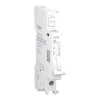 Acti9, Auxiliary contact, OF, 1 C/O, 2mA to 100mA, 24VAC to 250VAC, 24VDC to 220VDC, bottom connection