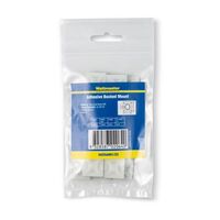 Cable Tie Adhesive Mount 19mm Square Takes 4mm Cable Ties Natural 25Pack