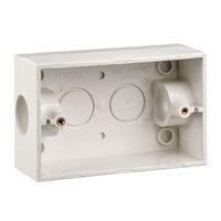 Clipsal - Mounting Accessories, Mounting Box, with 25 mm End Entries - White Electric