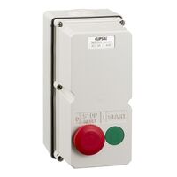 Clipsal - 56 Series, DOL Motor Starter, 4kW, 415V, 2 push-button, LRD10 - Grey